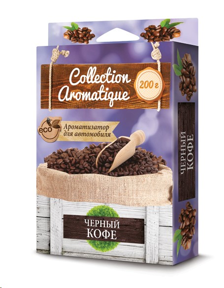 Ароматизатор под иденье  COLLECTION AROMATIQUE  Черный кофе 200 мл
