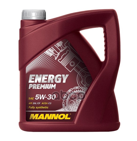 Масло моторное MANNOL ENERGY Premium SAE 5w/30 Синт. 4л.