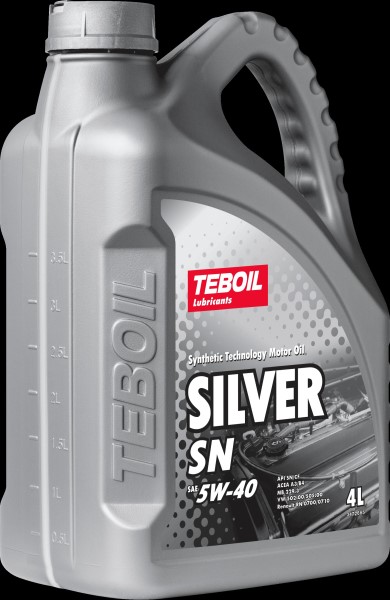 Масло моторное TEBOIL SILVER SN 5W40 SN/CF A3/B4 (4л.) п/синт. (бенз., диз.)