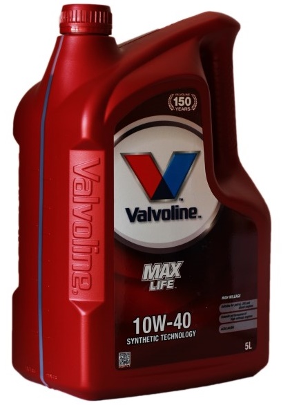 Масло моторное VALVOLINE MAXLIFE  10W40 5л. полусинт.