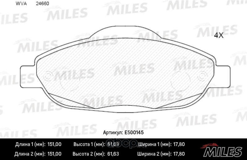 Колодки тормозные PEGUEOT 308 07-/3008 09-передние