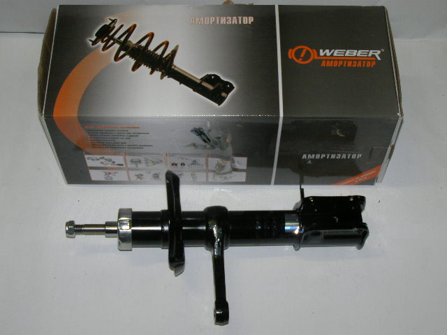 Стойка амортизаторн. передняя 2170 левая маслян.