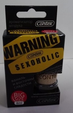 Ароматизатор подвесной флакон WARNING SEXOGOLIC  Ваниль