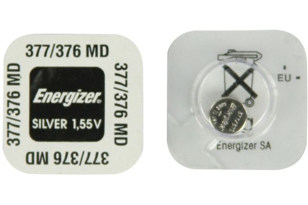 Батарейка  таблетка  377/376 Energizer 1шт блистер