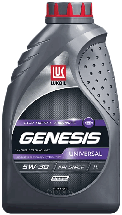 Масло Лукойл GENESIS UNIVERSAL  5W30 SL/CF A5/B5 1л. на основе синтетических технологий