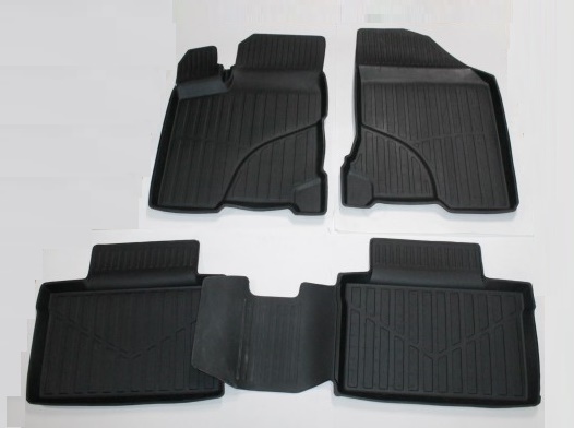 Ковры салона Lada Vesta, Vesta Cross 15-- резиновые 3D Standart