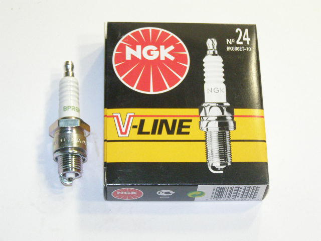 Свеча NGK  V-Line №24 (BKUR 6ET-10) (3045) VW Golf, Passat. Audi 100. A3. A4. A6