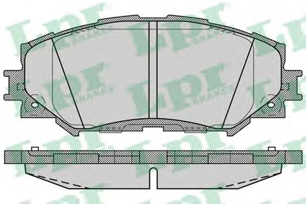 Колодки тормозные Toyota AURIS 06 =)/Corolla 02=)/RAV 4 06=) передние