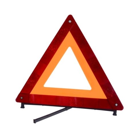 Знак аварийный WT-004 складной, светооотражающий на ножке (ГОСТ)