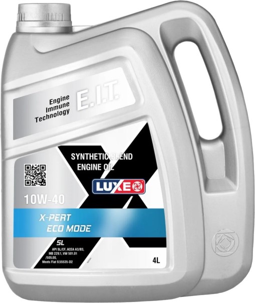 Масло моторное LUXE Premium X-PERT ECO MODE 10w-40 SL/CF, A3/B3 п/синт бенз./дизель (4л)