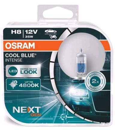 Лампа  Osram  H8-12-35 Cool Blue Intense набор 2шт Евро-бокс