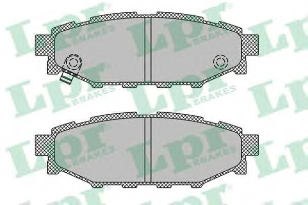 Колодки тормозные Subaru Impreza HB 08--, Forester 08--, Legacy 09-- задн. диск.