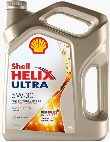 Масло моторное Shell Helix Ultra 5W-30 API SL A3/B4 4л. синтетика