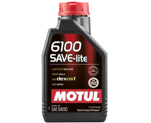 Масло моторное MOTUL 6100  SAVE-LITE для снегоуборщиков  5W30 (техносинт.) моторное масло  1л   (аналог Eco-Lite)