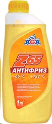 Антифриз AGA G11 1кг. желтый (946мл.) до -65С
