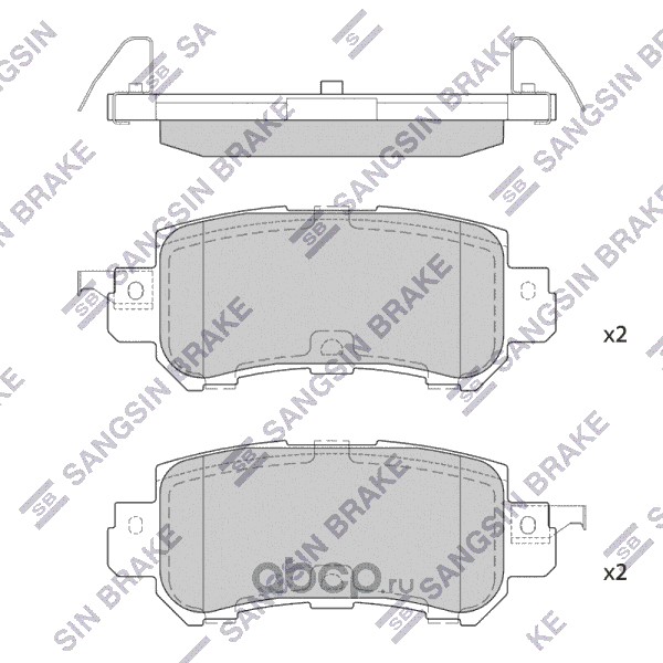 Колодки тормозные дисковые Mazda CX-5 2012