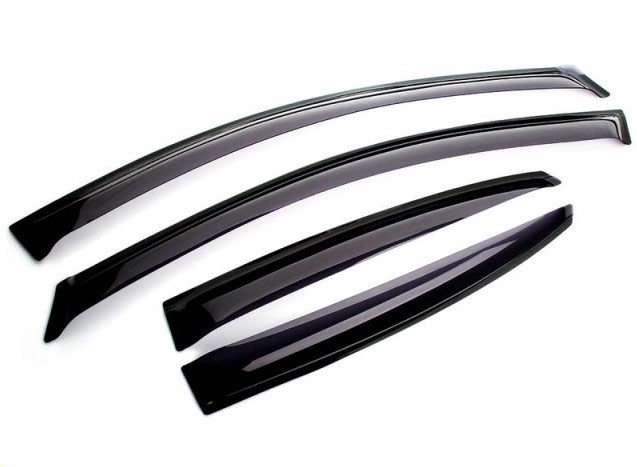 Дефлекторы дверей (ветровики) Kia Rio 4 седан 2011-2017 г.