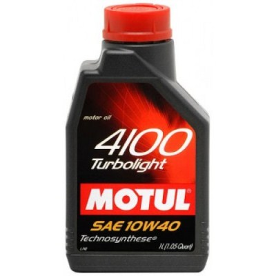 Масло моторное MOTUL 4100 TURBOLIGHT 10W40 1л. п/синт.