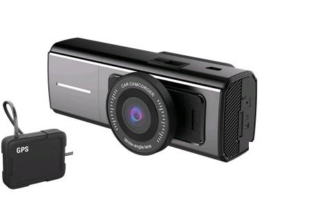 Видеорегистратор Camshel Travel  GPS Full HD 30к/сек,  3 камеры в одном корпуск,экран 3,75см, угол 170/145 карта до 256