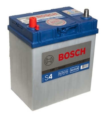 Аккумулятор АЗИЯ B19 BOSCH ASIA S4 019 (синий) 6 СТ 40 Ah пп(+,-) 330А тонкие клеммы Daewoo MATIZ