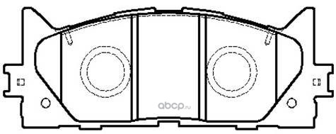 Колодки тормозные передние Toyota CAMRY (V40, V50) LEXUS ES240-350)