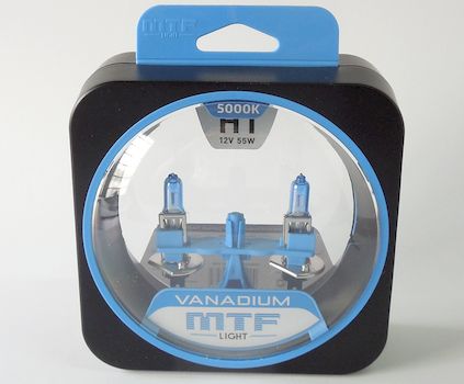 Лампа MTF H1-12-55 5000K Vanadium NEW набор 2шт