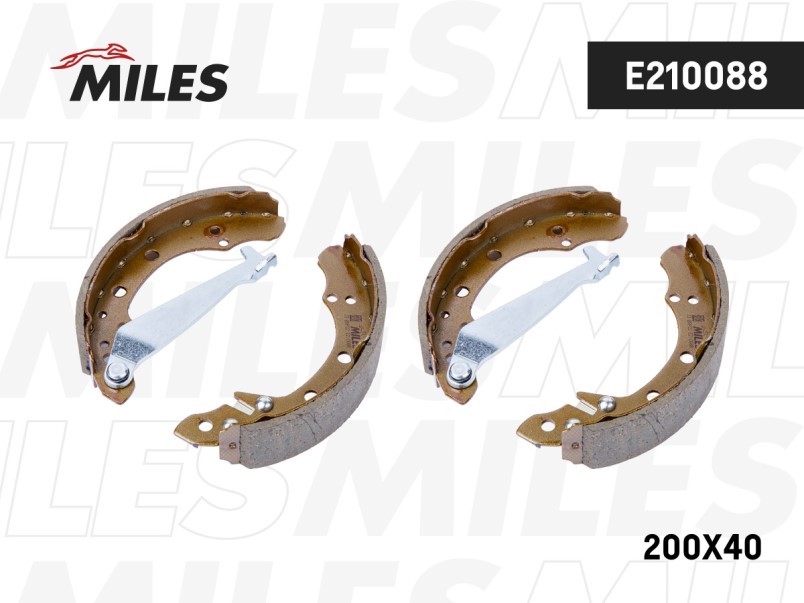 Колодки тормозные VW POLO SEDAN 10-, CHERY AMULET, Skoda FABIA I-II задн. бараб. (TRW GS8526) E210088