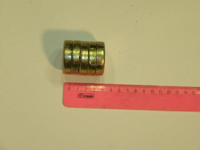 Заглушка блока цилиндра 2101 большая d=40мм +1 мал.