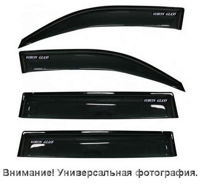 Дефлекторы дверей (ветровики) Г-3302 Next 13-- клеящиеся Voron glass