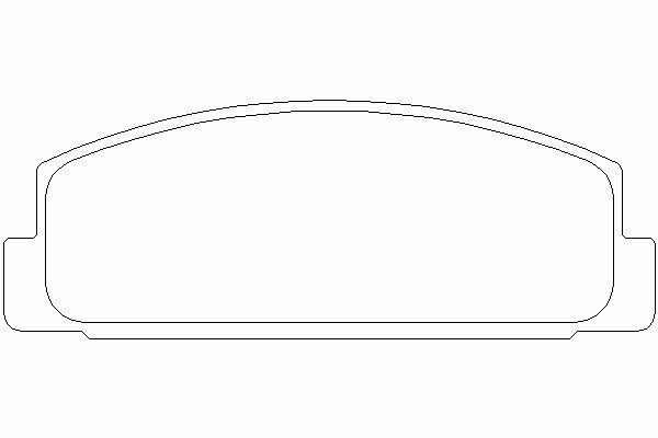 Колодки тормозные Mazda 6 2002=) задние (24045 130 0 4)
