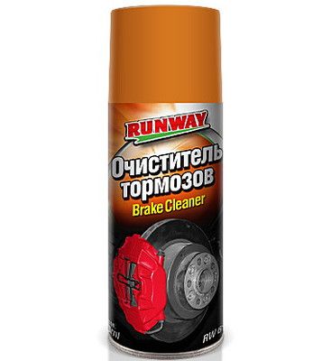 Очиститель тормозной системы RUNWAY 400мл (аэрозоль)