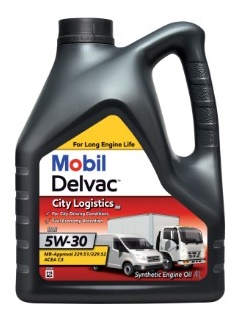 Масло дизельное MOBIL Delvac City Logistics M 5W30 синт. 4л.