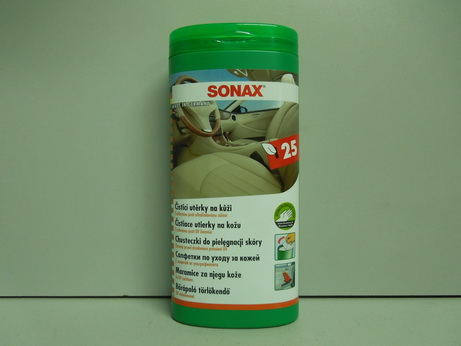 Салфетка влажная для кожи в тубе (25шт) (SONAX)
