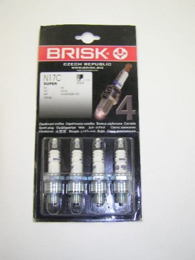 Свечи BRISK  Super  N 17 С  ЗМЗ-402 (0068,1320)