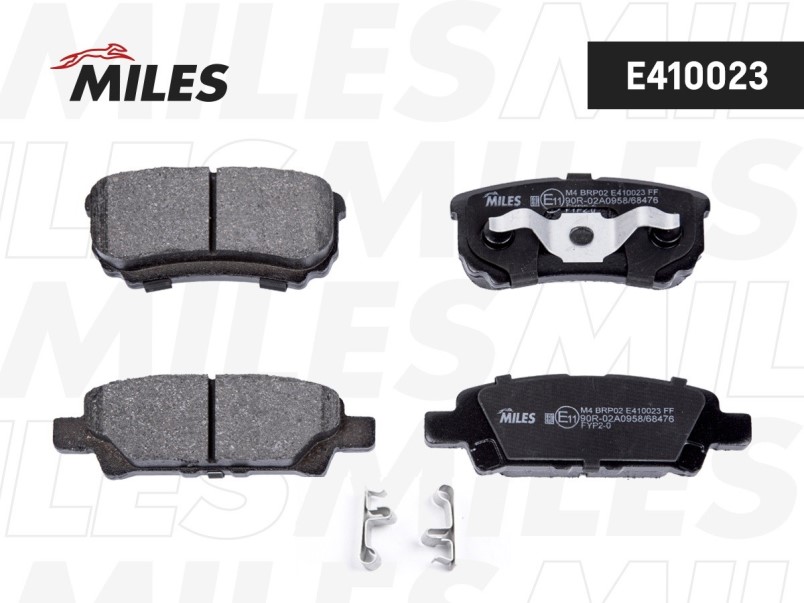 Колодки тормозные Mitsubishi LANCER IX 03)Outlander 03)08 задние (без датчика) E410023