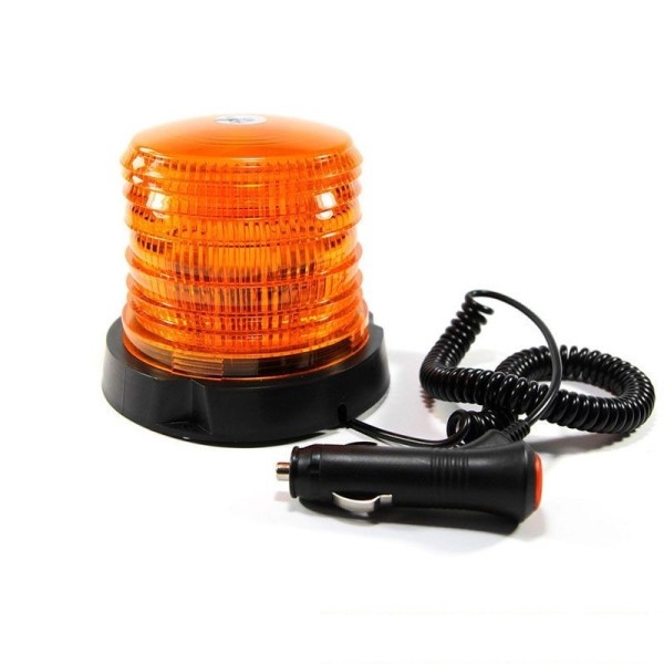 Маяк проблесковый 12-30V 30LED 6W желтый