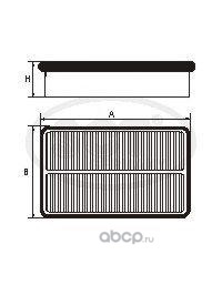 Фильтр воздушный SB 953 Daewoo MATIZ