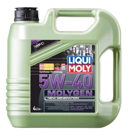Масло моторное LIQUI MOLY Molygen New Generation 5W40  синт. 4л.