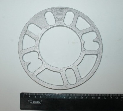 Проставка для изменения вылета колеса, 152/76, 4/5 отверстий, толщина 5мм