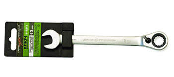 Ключ рожково-накидной с трещеткой 22мм с переключателем