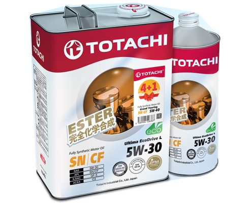 Масло моторное TOTACHI Ultima EcoDrive L 5W30 ACEA C3, API SN/CF синт. бенз./дизель 4л.