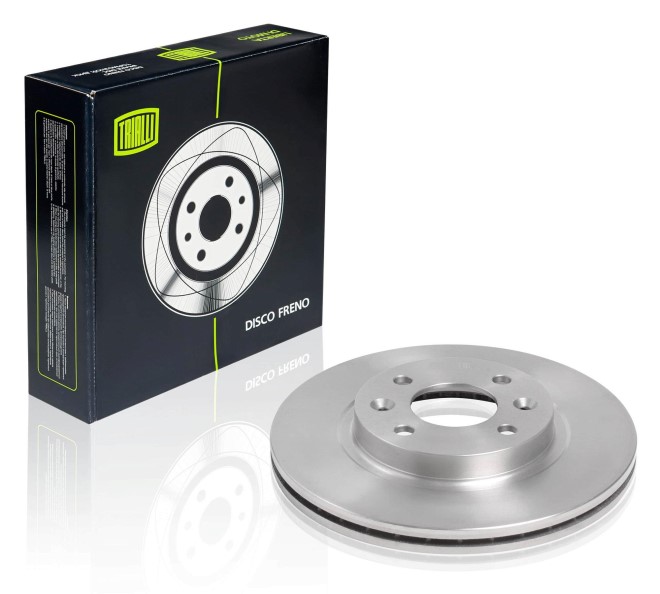 Диск тормозной передний Renault Logan 1.4-1.6 2004=) передний сборки вентил.АВТОФРАМОС 259мм.