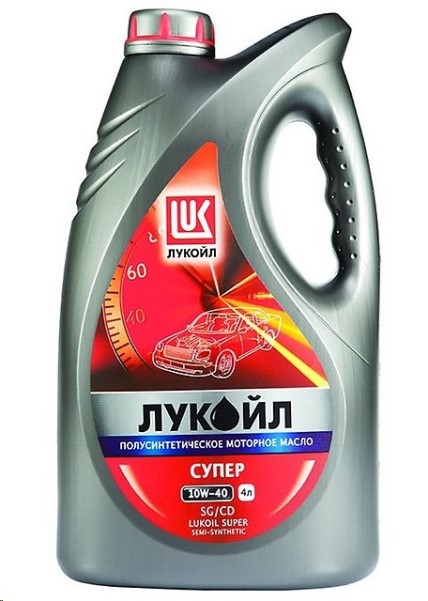 Масло моторное Лукойл СУПЕР  10W40 4л. п/синт.