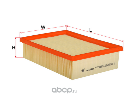 Фильтр воздушный OPEL MOKKA 13- A65540