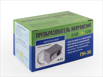 Преобразователь напряжения 24V/12V 30 А