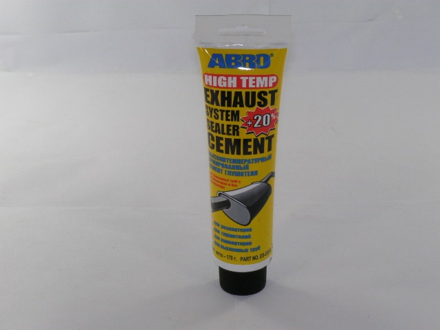 Клей-цемент для ремонта глушителя ABRO 140гр. (ne,f)