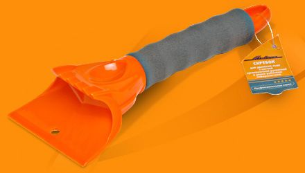 Скребок для льда с двойной рабочей поверхностью 25см.