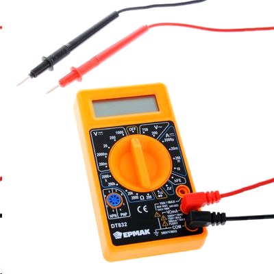 Мультиметр (тестер) автомобильный цифровой DT 832