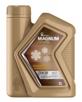 Масло моторное Роснефть Magnum Coldtec 5W30 (1л) NEW синт.