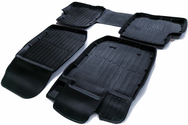 Ковры салона Lada Largus 12-- 5мест. резиновые 3D Standart (Саранск)